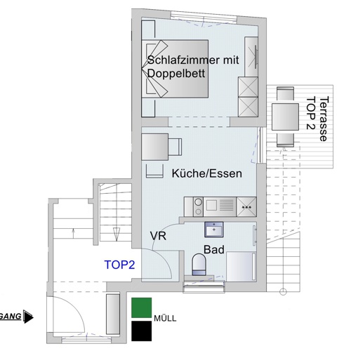 Skizze Appartement Top 2